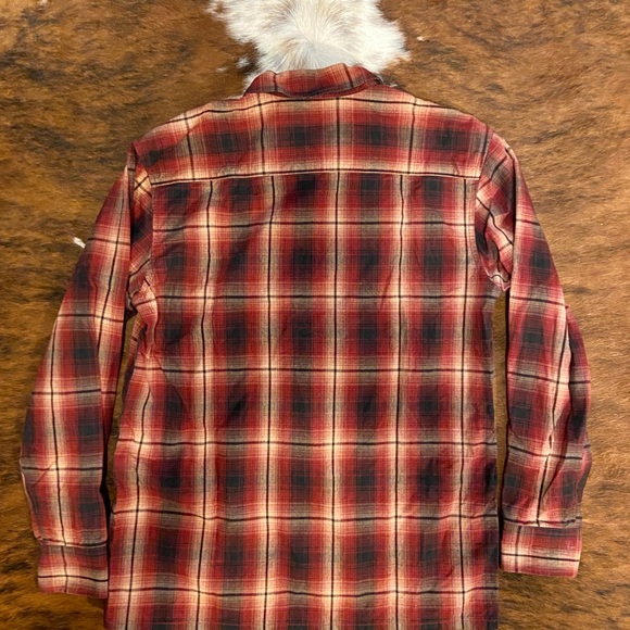 Woven Plaid Pullover Shirt - Picture 2 of 3